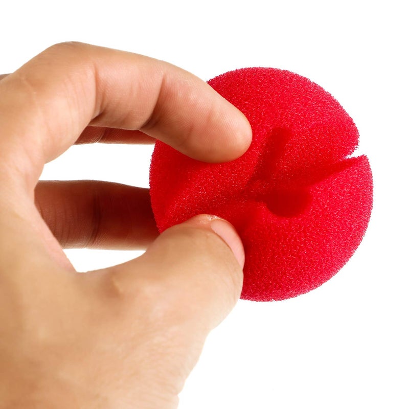 meekoo 40 Packs 10/40 Pack Red Clown Nose Red Foam Sponge Nose for Halloween Christmas Cosplay Comic Party Supplies - Image 3